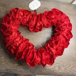 Valentine's Day Heart Wreath Blush - Threshold (Red)